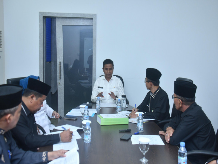Baznas Kampar Silahturahmi dan Sampaikan Laporan Tahunan kepada Bupati