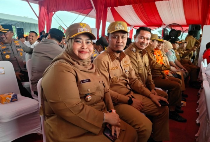 Bupati Bengkalis Kasmarni Ikuti Apel Kesiapsiagaan Karhutla Nasional