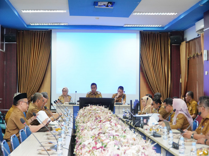 Bupati Kampar Pimpin Rapat Terkait Refocusing Anggaran