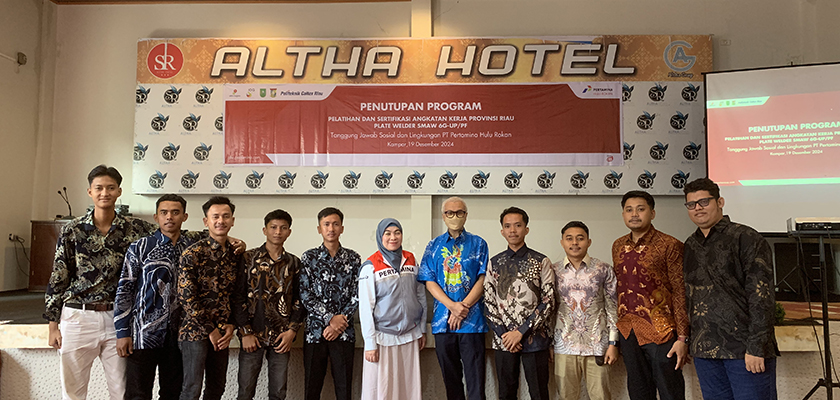 Gandeng PCR, PHR Resmi Tutup Program Pelatihan dan Sertifikasi Angkatan Kerja Se-Provinsi Riau Tahun 2024: 115 Lulusan Program Siap Bersaing di Dunia Kerja