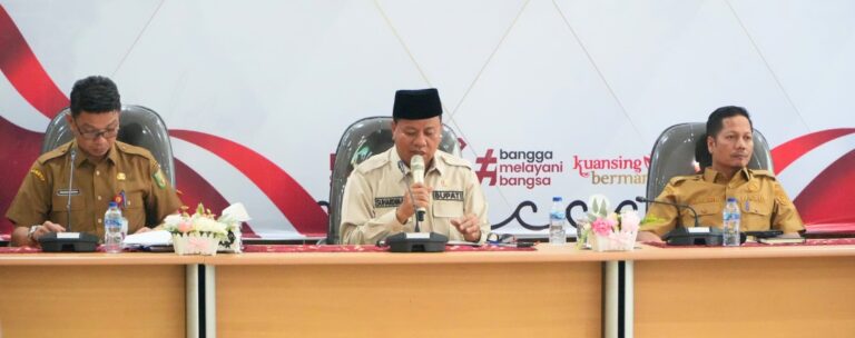 Gelar Rakor, Bupati Kuansing Bahas Tentang Pemekaran Kecamatan dan Evaluasi Dana Desa