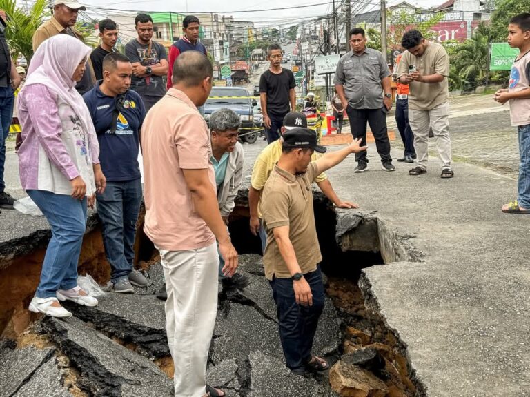 Jalan Lobak Amblas, Pemko Pekanbaru Pekanbaru Segera Perbaiki