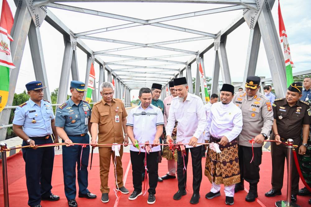 Jembatan Duplikat Sungai Masjid Diresmikan, Lubuk Gaung- Batu Teritip Kini Terhubung