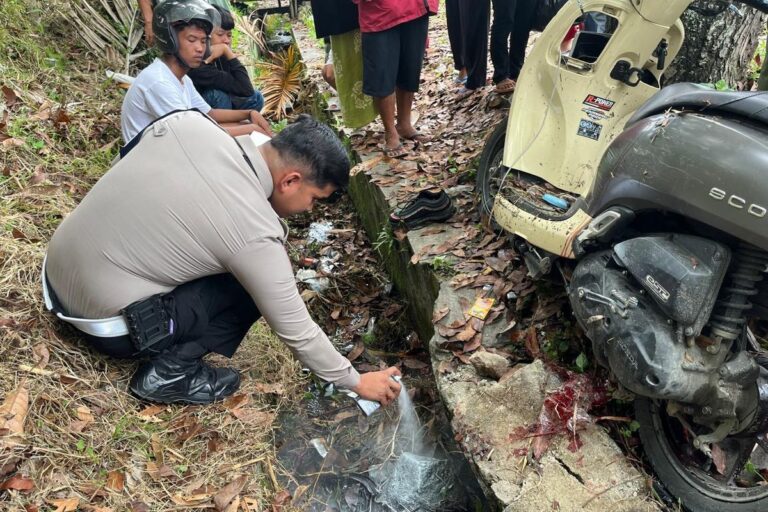Kecelakaan Tunggal, Sepasang Remaja Asal Riau Tewas di Solok