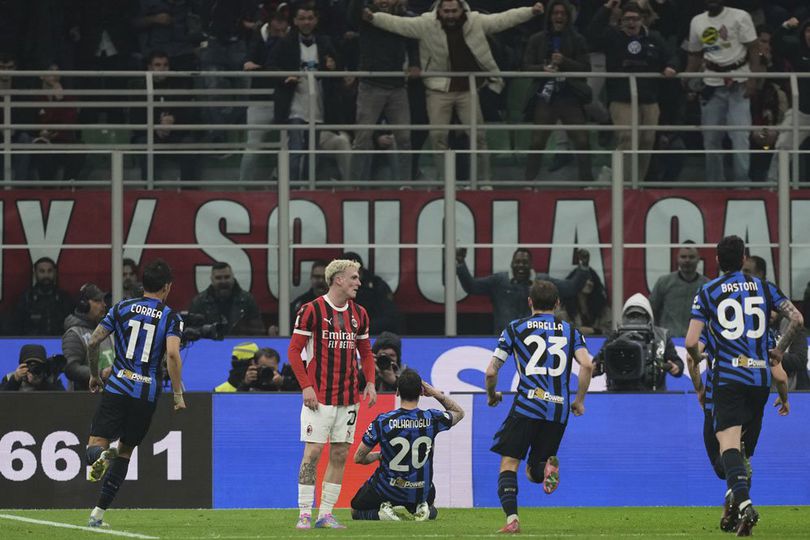 Laga AC Milan vs Inter Milan Berakhir Imbang dengan Skor 1-1