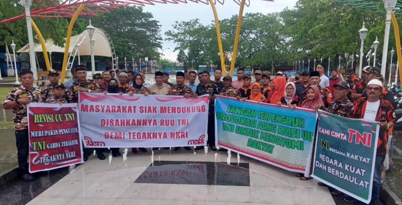 Masyarakat dan Ormas di Siak Dukung Revisi UU TNI, Begini Tanggapan Dandim 0322/Siak