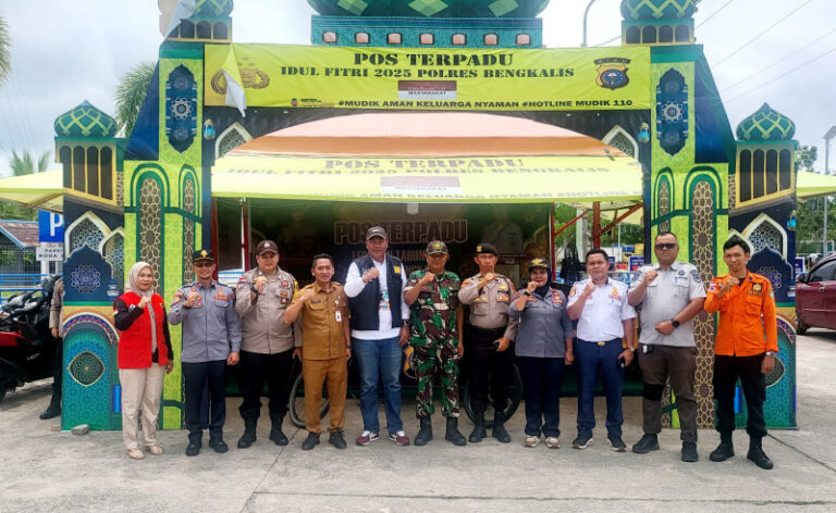 Pemkab Bengkalis Apresiasi Nakes di Pos Pelayanan Mudik Lebaran