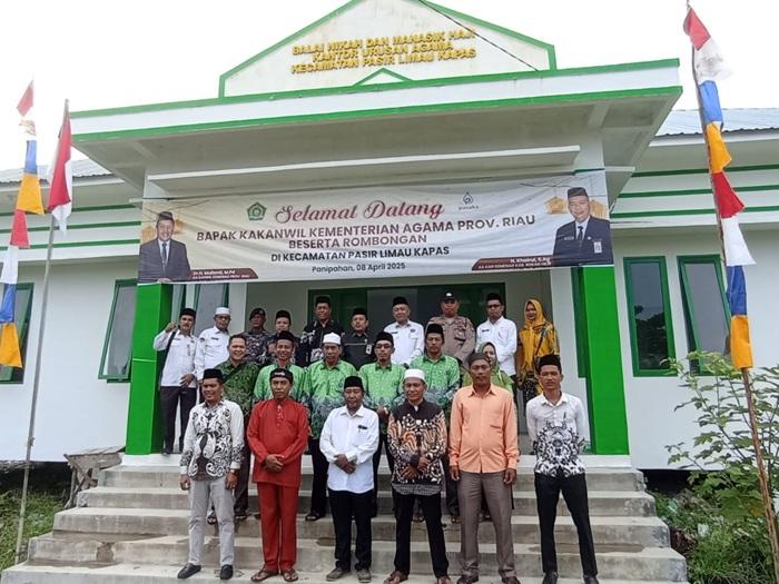 Peresmian KUA Pasir Limau Kapas Rokan Hilir, Komitmen Kemenag Riau Tingkatkan Layanan
