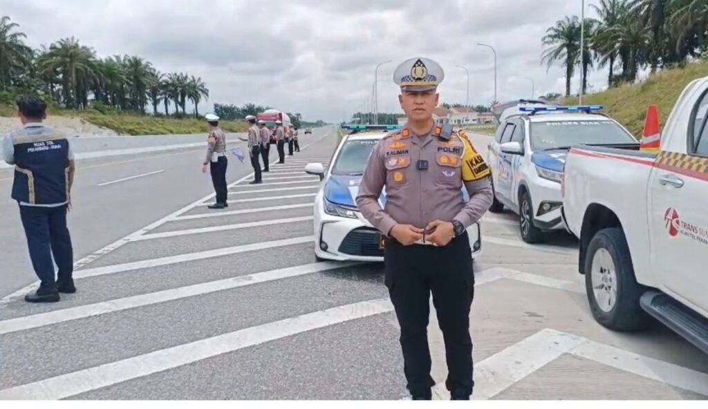 Puncak Arus Balik H+6, Lalulintas Meningkat di Tol Pekanbaru-Dumai