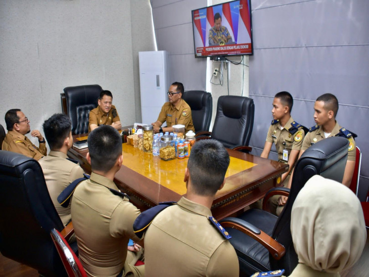 Sekda Kampar Terima Audiensi Para Praja IPDN Tingkat I, II dan III