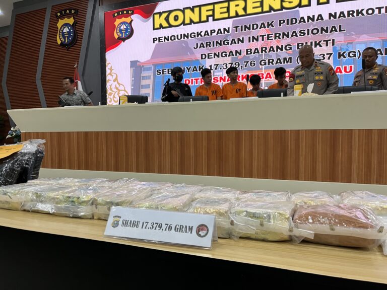 17,37 Kg Sabu Digagalkan, Ada Peran Napi Lapas di Riau