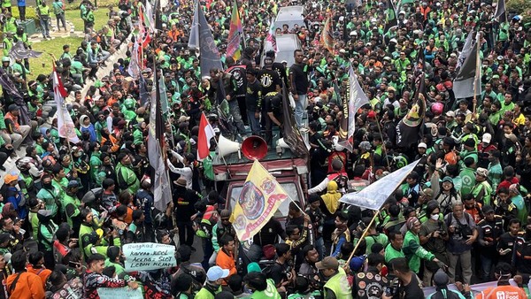 Ini Tuntutan Aksi Demo Ojol di Jakarta Hari Ini