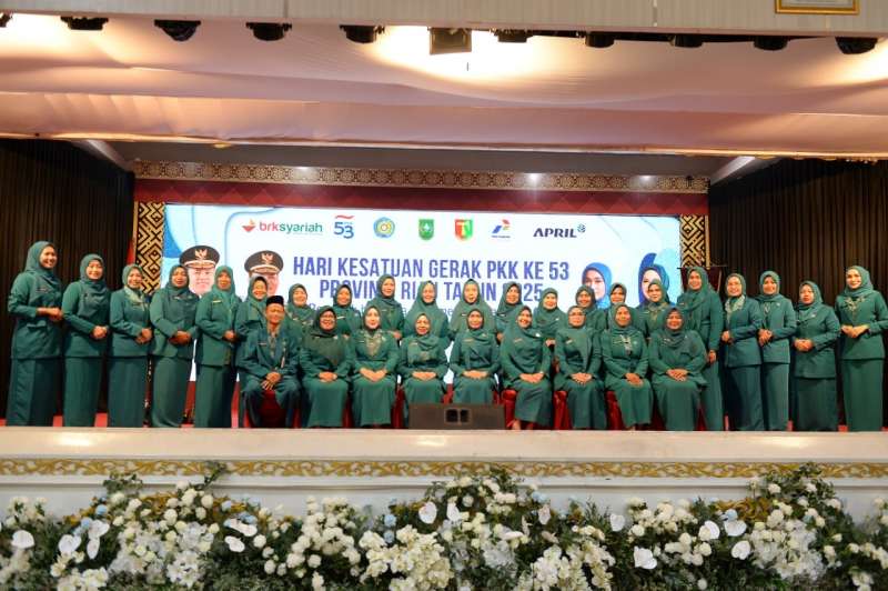 Ketua TP PKK Riau Henny Wahid Sampaikan 5 Fokus Strategi dam Peringatan HKG PKK ke-53
