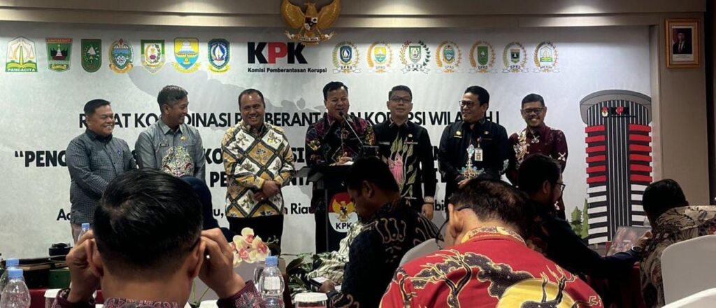 Sekwan DPRD Kuansing Napisman Ikut Rakor Komitmen Antikorupsi di KPK