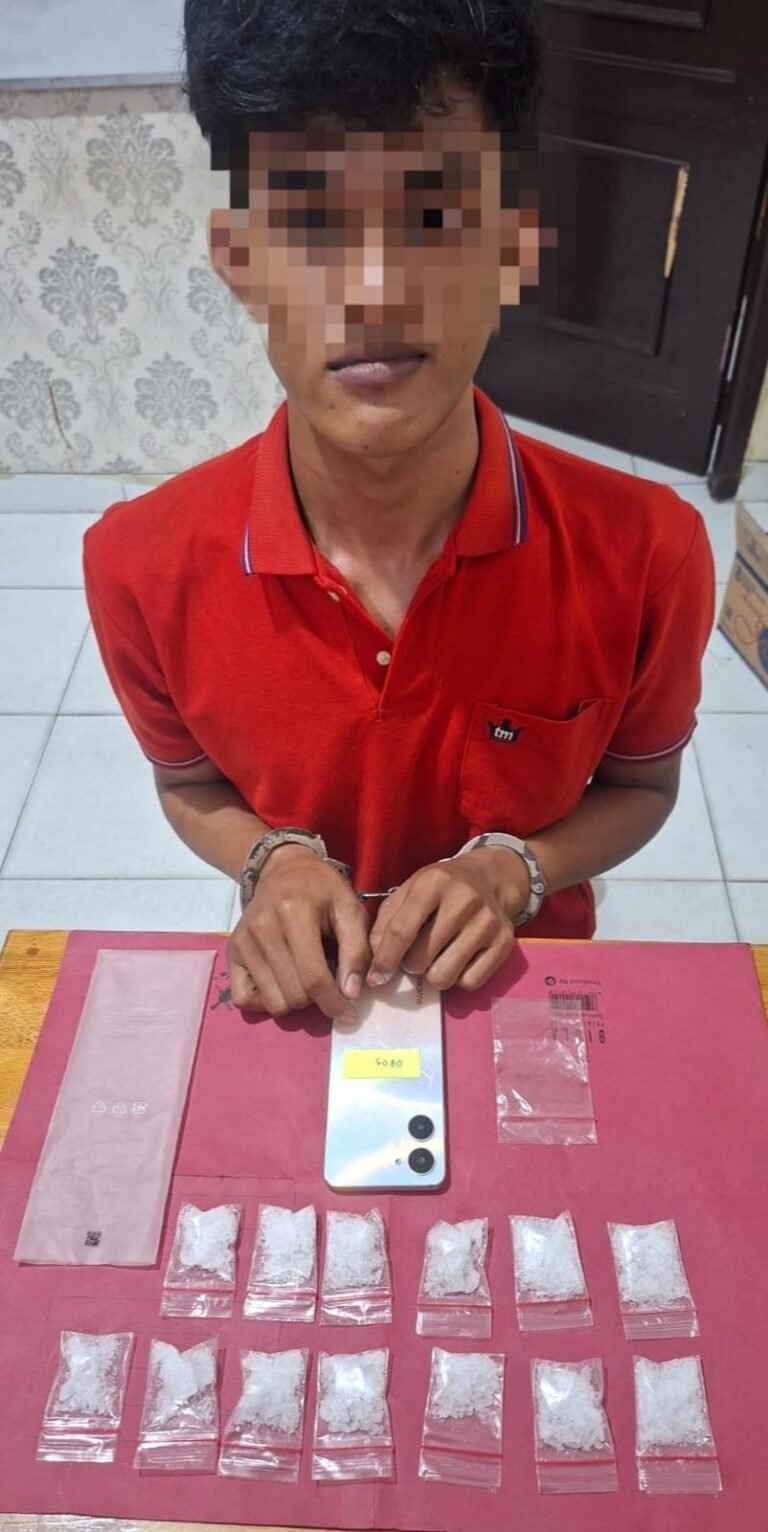 Sita 13 Paket Sabu Siap Edar, Polres Siak Amankan Seorang Pelajar