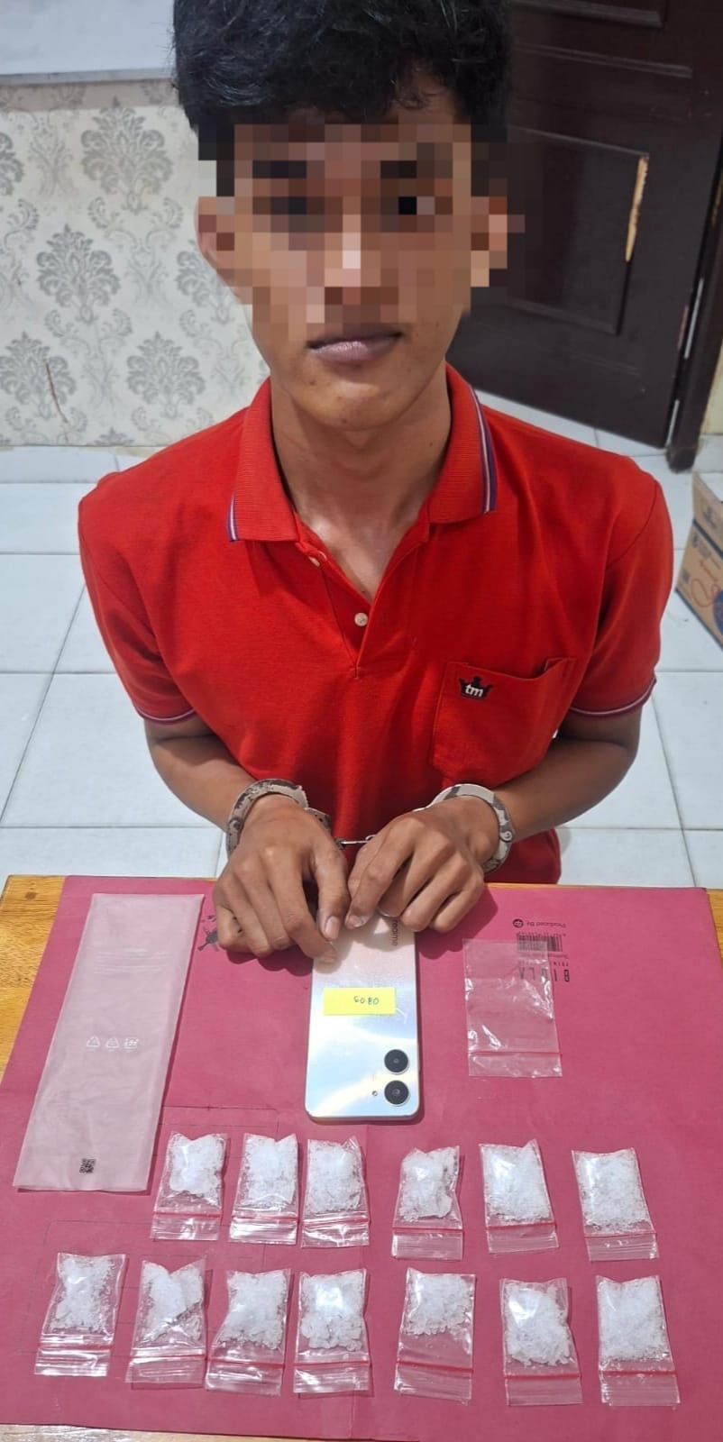 Sita 13 Paket Sabu Siap Edar, Polres Siak Amankan Seorang Pelajar
