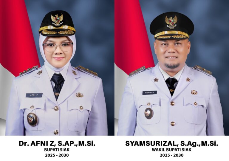 Sk Diteken Mendagri, Afni-Syamsurizal Dilantik Sebagai Bupati dan Wakil Bupati Siak 4 Juni