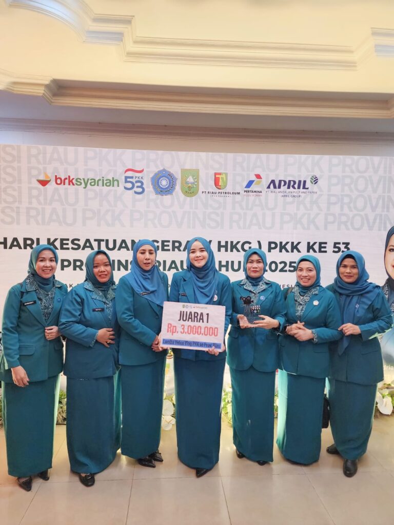 TP PKK Pelalawan Juara Pertama Lomba Video Vlog HKG PKK Riau ke-53