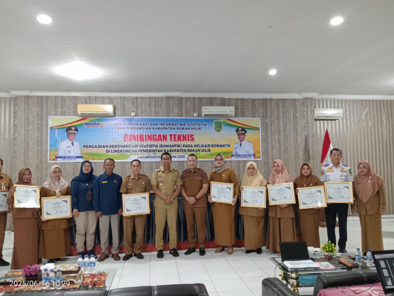 10 OPD Terima Penghargaan dari Pemkab Rohil