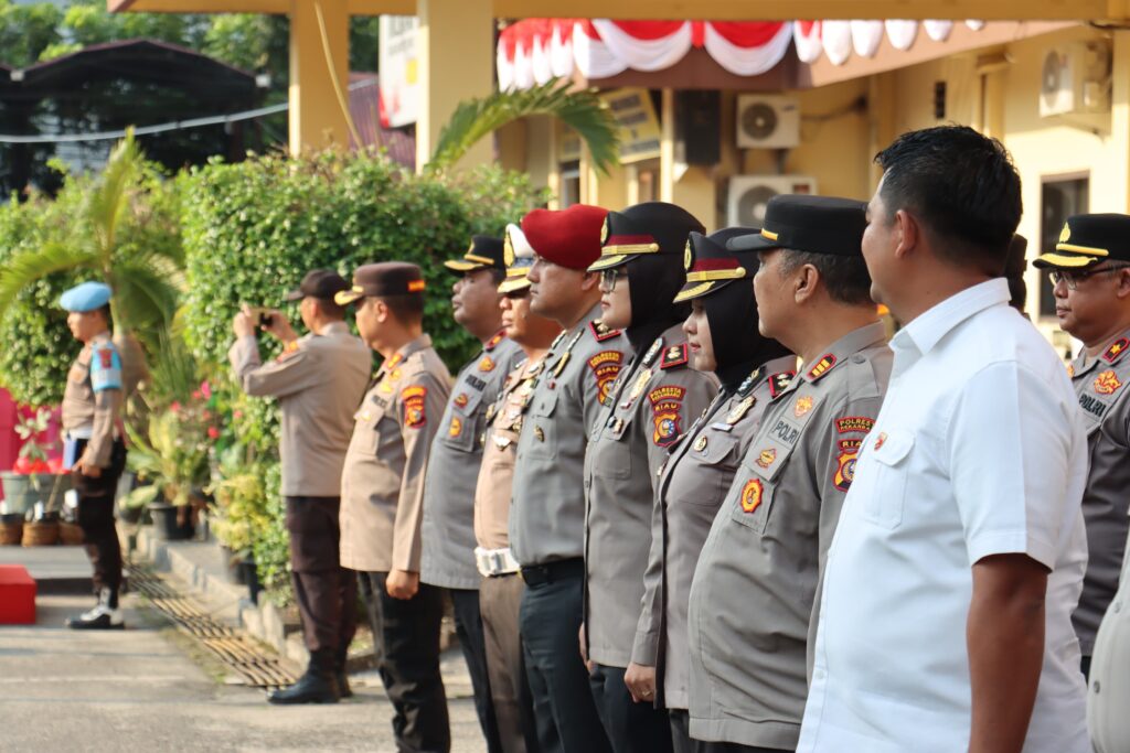 99 Personel Polresta Pekanbaru Naik Pangkat