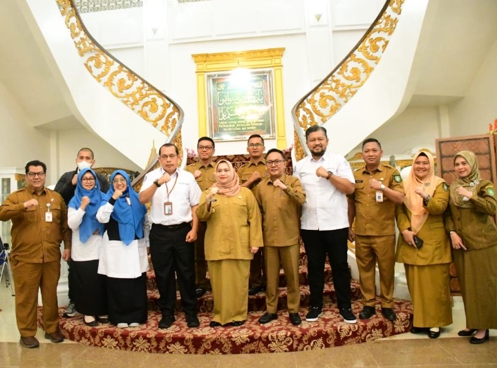 Dikunjungi BPJS Kesehatan Dumai, Bupati Kasmarni Sebut UHC jadi Prioritas