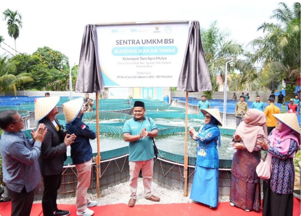 Diresmikan Wabup Misharti, Kelompok Tani Agro Mulya Miliki 60 Kolam Sistem Bioflok