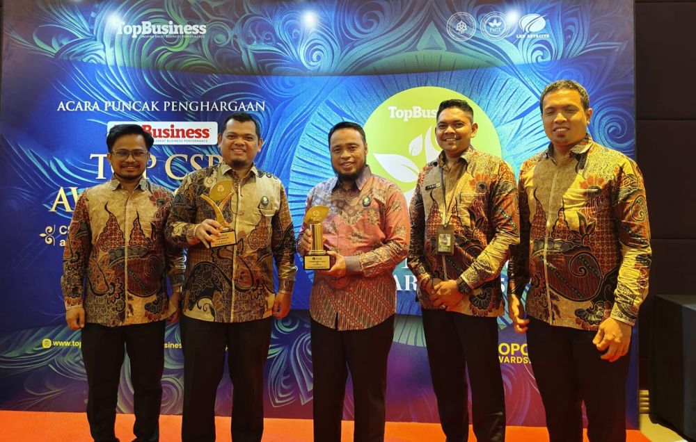 Dua Penghargaan TOP Award CSR 2025 Diraih Baznas Riau
