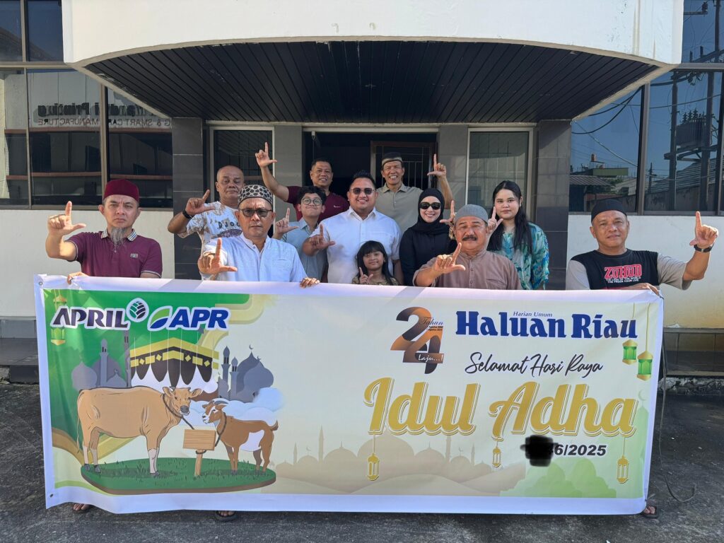 Iduladha 1446 H, Haluan Riau Grup Kurban Satu Sapi dan Kambing