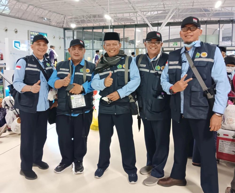 Jemaah Haji Riau Kloter Pertama Tiba di Asrama Haji Batam