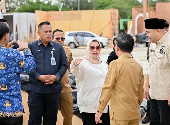 Pastikan Kesiapan MTQ Riau 2025, Bupati Kasmarni Tinjau Astaka Utama