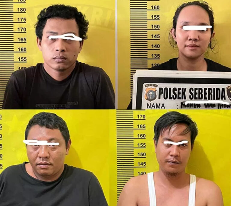 Pasutri Asal Sumut Diringkus Polres Inhu, Ini Kasusnya