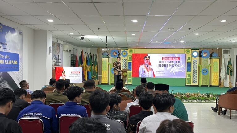 Pembicara Kuliah Umum di Umri, Gubernur Mahyeldi Kutip Surah Al-Kahfi: Pemuda Perubahan