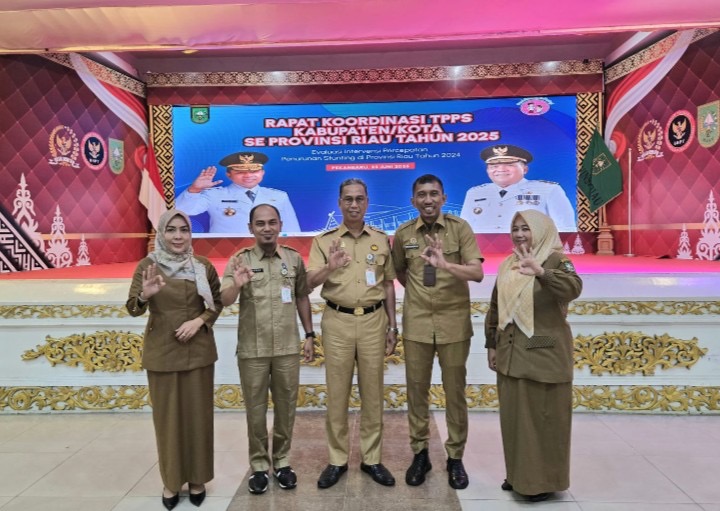 Pemkab Bengkalis Ikuti Rakor TPPS Tingkat Provinsi Riau