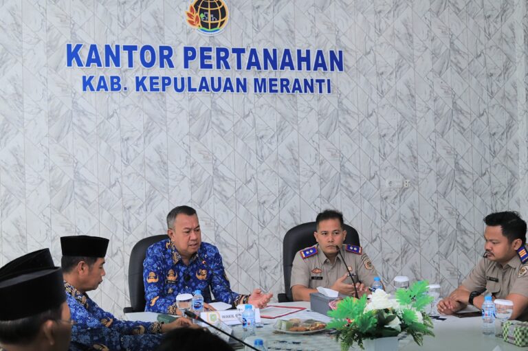 Pemkab Meranti Kunjugi Kantah ATR-BPN Bahas Pertanahan dan Tata Ruang