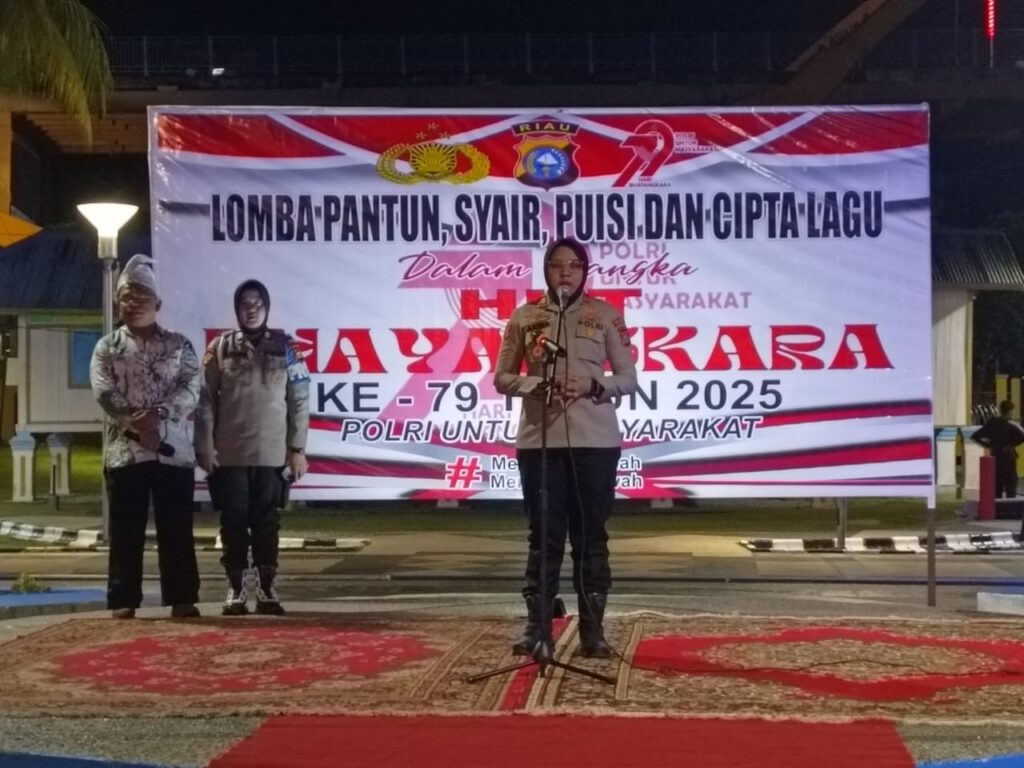Sambut Hari Bhayangkara ke-79, Polsek Senapelan Gelar Lomba Pantun Hingga Syair