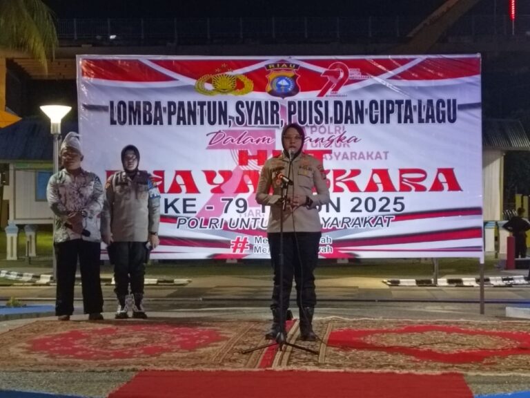 Sambut Hari Bhayangkara ke-79, Polsek Senapelan Gelar Lomba Pantun Hingga Syair