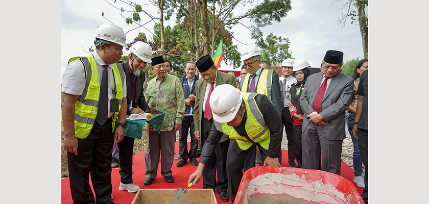 Gubernur Riau Lakukan Groundbreaking Pembangunan PCR Smart Laboratory